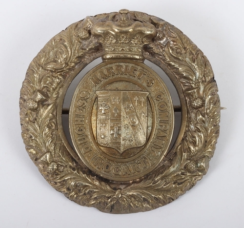 Rare 4th Rogart Company, 1st Sutherland Volunteer Rifle Corps Officers Plaid Brooch 1861-81