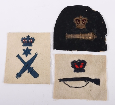 3x Early Victorian Royal Navy Trade / Proficiency Badges