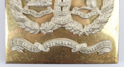 Scottish Princess Louise's Argyll and Sutherland Highlanders Shoulder Belt Plate - 4