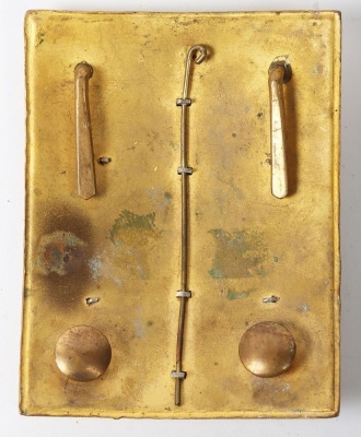 Scottish Queen&rsquo;s own Highlanders officer&rsquo;s Silver & Gilt Shoulder Belt Plate - 4