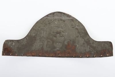 Rare Georgian Infantry Grenadier Fur Cap Plate 1770-85 - 4