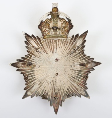 Kings Liverpool Regiment Volunteer Officers Helmet Plate c1902-08. - 4