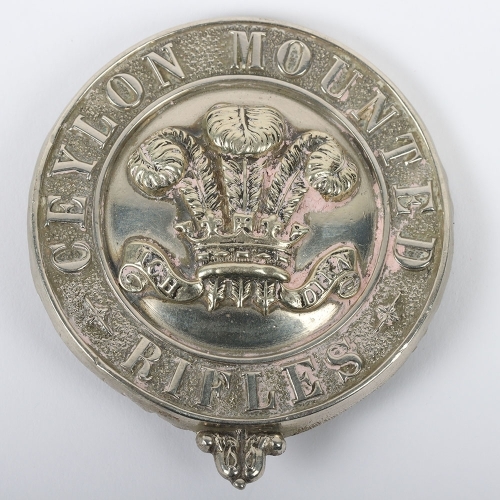 Ceylon Mounted Rifles Martingale Badge