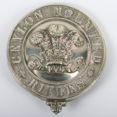 Ceylon Mounted Rifles Martingale Badge