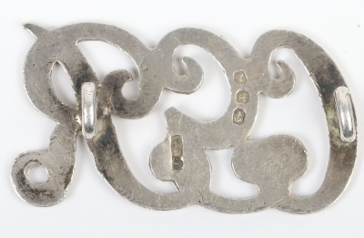 Cape Government Railways Hallmarked Silver Cap Badge - 2