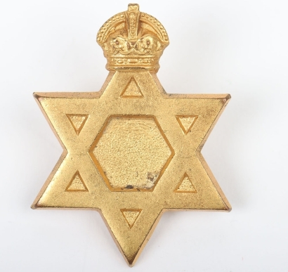 Scarce Australian Jewish Chaplains Cap Badge