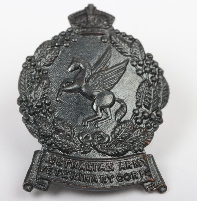 Australian Army Veterinary Corps Cap Badge - 6