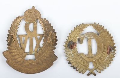 WW1 New Zealand Reinforcement Battalions Cap Badges - 2