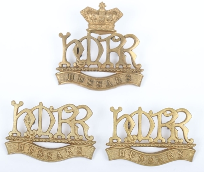 Boer War Reserve Regiment Hussars Cap and Shoulder Titles Set