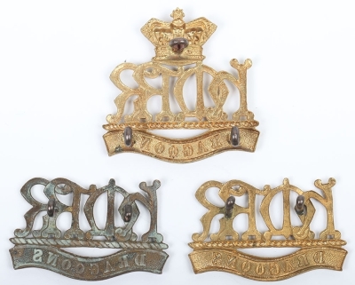 Boer War Reserve Regiment Dragoons Cap and Shoulder Titles Set - 2