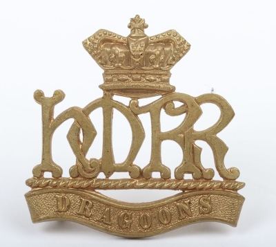 Boer War Reserve Regiment Dragoons Cap and Shoulder Titles Set - 5