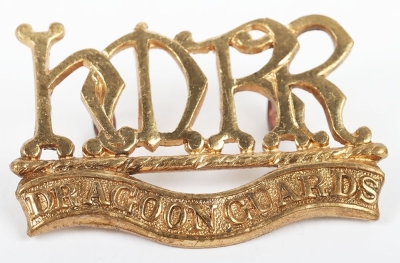 Boer War Reserve Regiment Dragoon Guards Cap and Shoulder Titles Set - 7