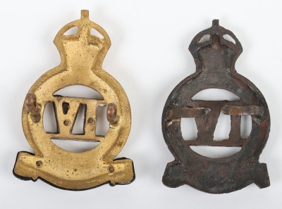 4th Queens Own Hussars Officers Cap Badges - 2