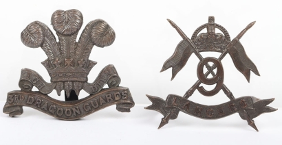 2x British Cavalry Regiments Officers Badges