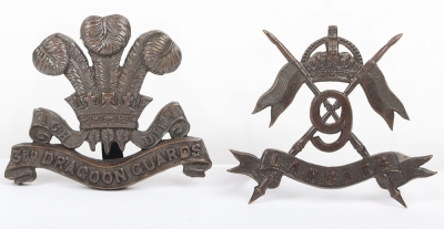 2x British Cavalry Regiments Officers Badges