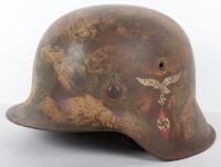 Luftwaffe Hitler Youth Flak Helpers Steel Combat Helmet