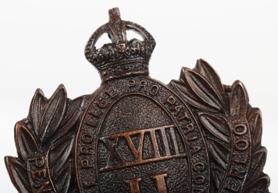 18th Princess of Wales Own Hussars Officers Cap Badge - 4