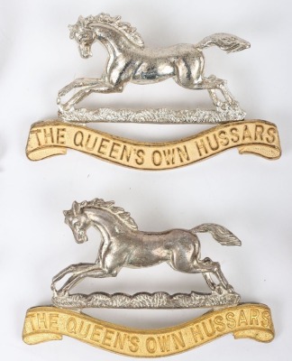 5x British Cavalry Regiments Officers Cap Badges - 2