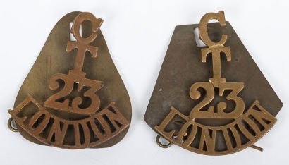23rd County of London Territorials Cadets Shoulder Titles