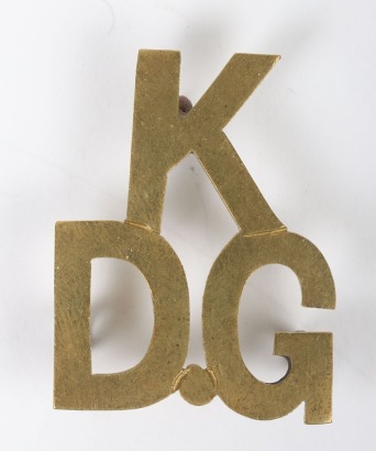 Boer War Kings Dragoon Guards Slouch Hat Badge