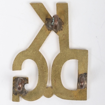 Boer War Kings Dragoon Guards Slouch Hat Badge - 2