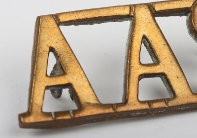 WW1 Anti-Aircraft Section Shoulder Title - 5