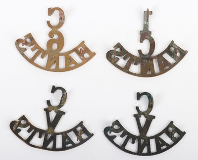 Grouping of Shoulder Titles of Hampshire Regiment Interest - 4