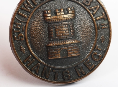 Victorian 5th Isle of Wight Princess Beatrice&rsquo;s Volunteer Battalion Hampshire Regiment Glengarry Badge - 6
