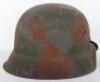 German Army Camouflaged Steel Combat Helmet - 3