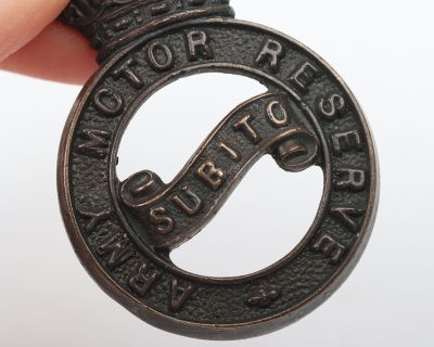 Army Motor Reserve Officers Cap Badge - 6