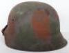 German Army Camouflaged Steel Combat Helmet - 4