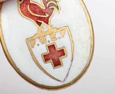 Scarce WW1 French Wounded Emergency Fund Badge - 5