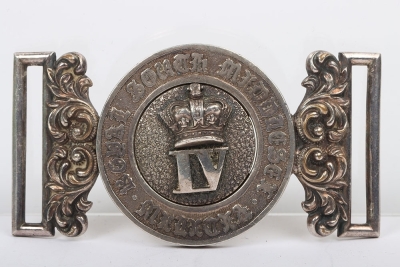 Victorian 4th Royal South Middlesex Militia Officers Waist Belt Clasp