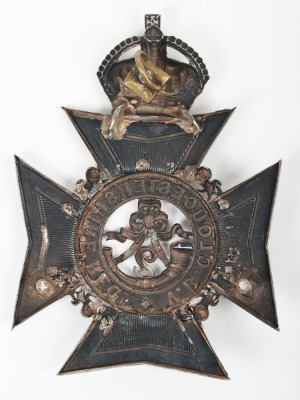Hallmarked Silver 2nd Volunteer Battalion Gloucestershire Regiment Bouch Belt Plate - 2