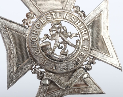 Hallmarked Silver 2nd Volunteer Battalion Gloucestershire Regiment Bouch Belt Plate - 7