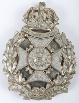 Victorian The Prince Consorts Own Rifle Brigade (Bloomsbury Rifles) Officers Pouch Belt Plate