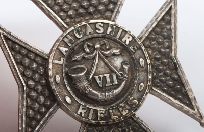 Victorian 7th Lancashire Rifles Pouch Belt Plate - 6