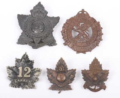 WW1 Canadian Expeditionary Forces Badges