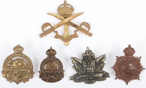 WW1 Canadian Expeditionary Forces Badges