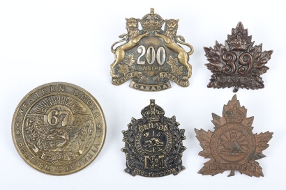 WW1 Canadian Expeditionary Forces Badges
