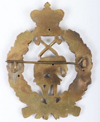 Victorian Indian Army 4th Madras Pioneers Headdress Badge - 2