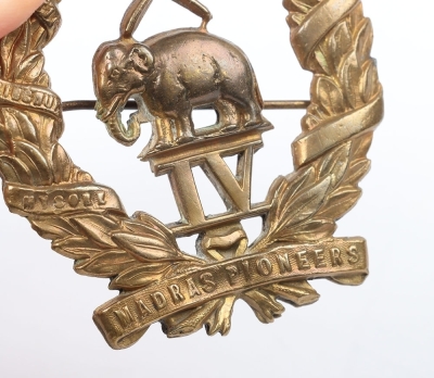 Victorian Indian Army 4th Madras Pioneers Headdress Badge - 6