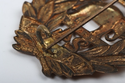 Victorian Indian Army 24th Madras Infantry Pagri Badge - 3