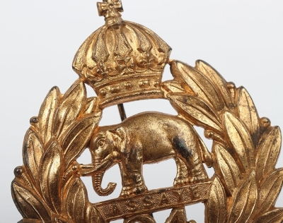Victorian Indian Army 24th Madras Infantry Pagri Badge - 5