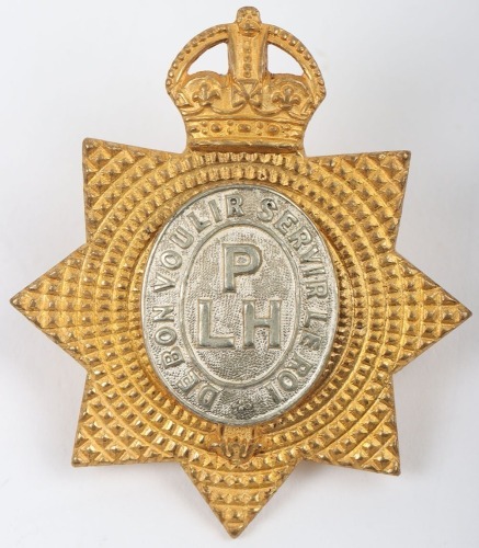 Indian Army Punjab Light Horse Officers Cap Badge