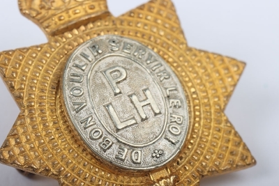 Indian Army Punjab Light Horse Officers Cap Badge - 6