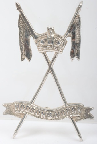 Hallmarked Silver Indian Army Hodson&rsquo;s Horse Badge
