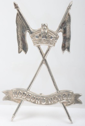 Hallmarked Silver Indian Army Hodson&rsquo;s Horse Badge