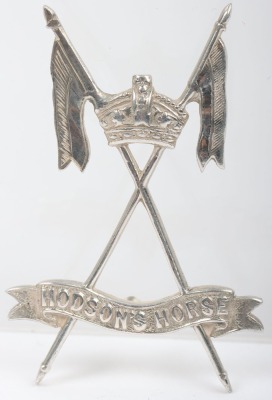 Hallmarked Silver Indian Army Hodson&rsquo;s Horse Badge