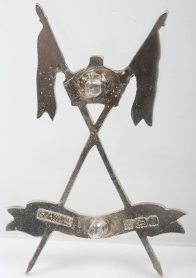 Hallmarked Silver Indian Army Hodson&rsquo;s Horse Badge - 2